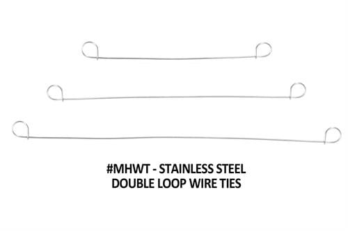 Wire tie mounting hardware