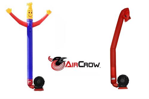 AirCrow Pair of inflatable scarecrows