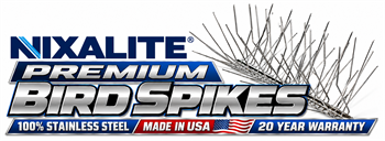 Nixalite Premium Bird Exclusion Spikes