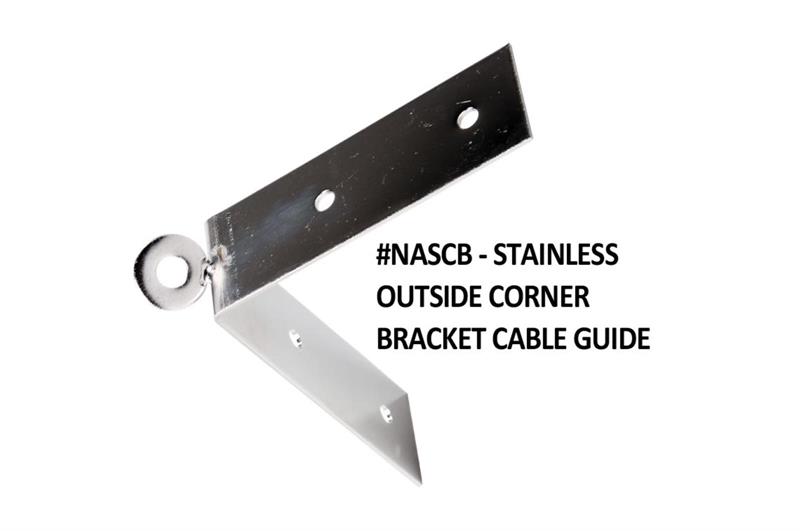 Stainless Outside Corner Bracket Nixalite